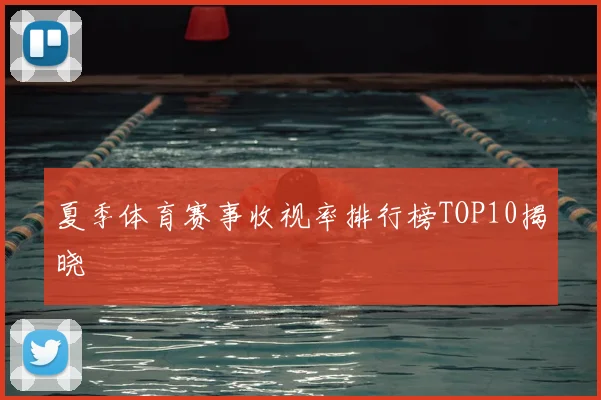 夏季体育赛事收视率排行榜TOP10揭晓